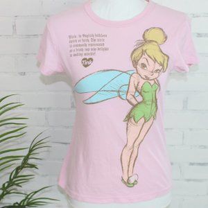 Tinkerbell Vintage Light Pink Tshirt